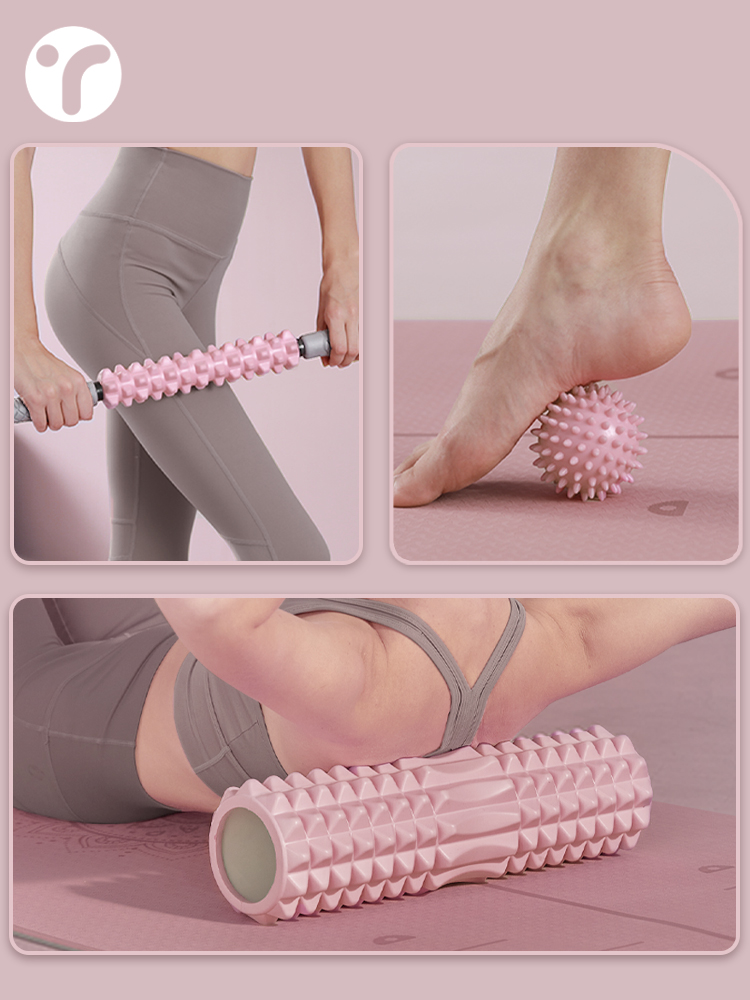 Foam Roller - 솔리드 폼 샤프트 메이스 마사지 롤러