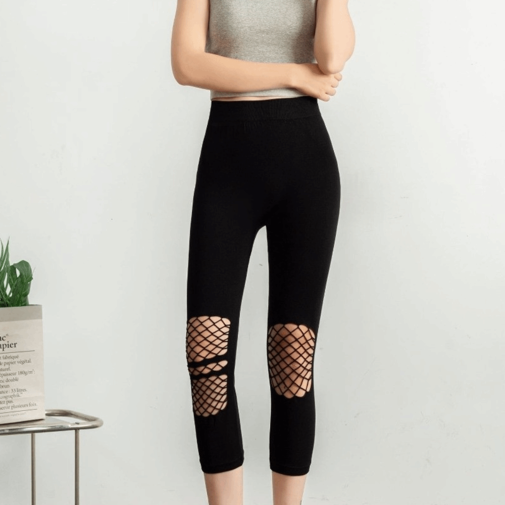 Yoga & Fitness Classes By Niharika Zirakpur Reviews - 새로운 속이 비치는 여성용 메쉬 레깅스