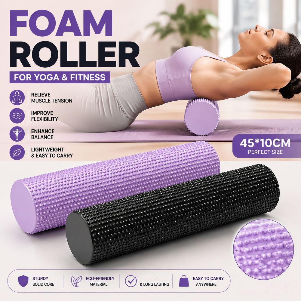 EVA 고밀도 요가 폼 롤러 45cm, 피트니스 근육  - Foam Roller 리뷰 및 가격